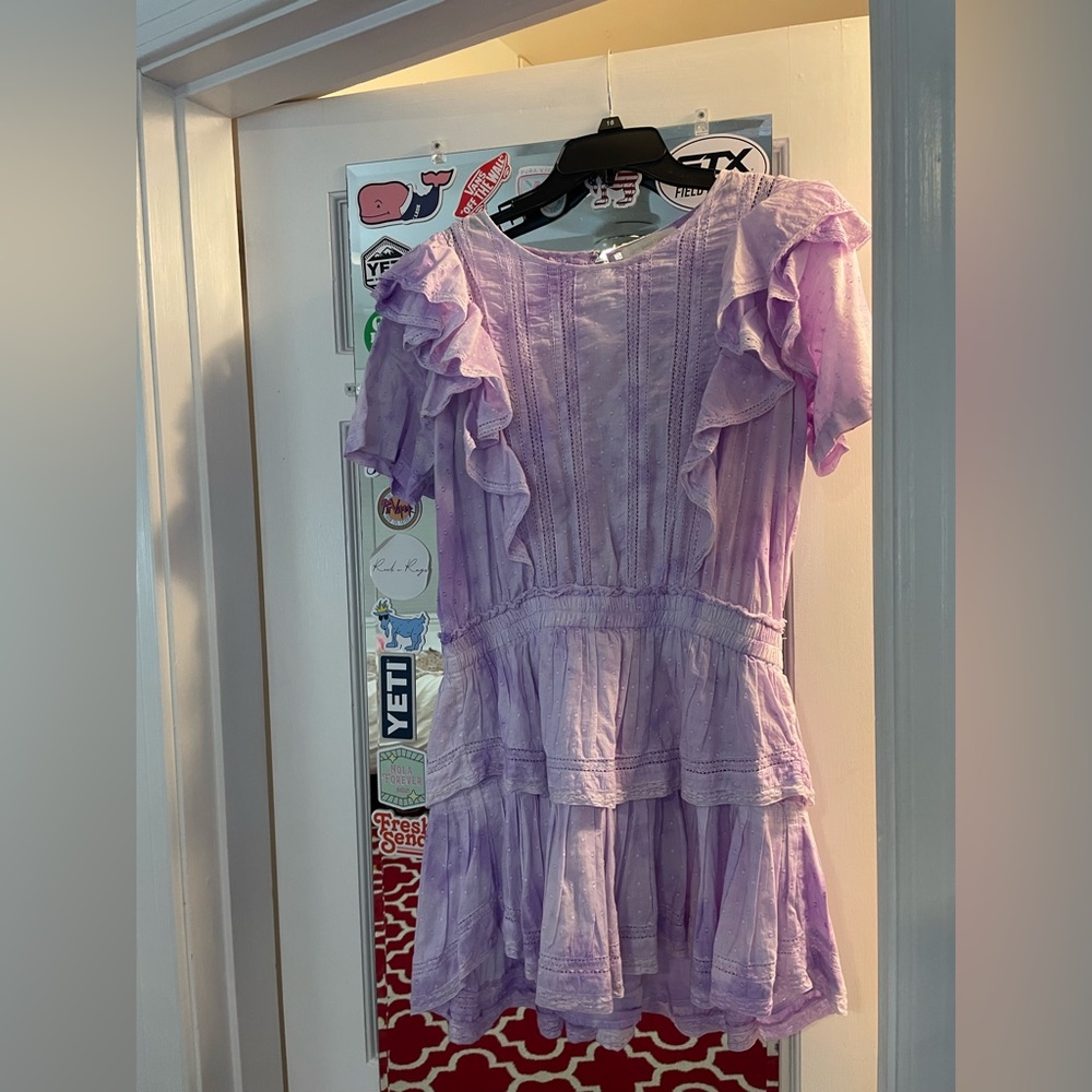 LoveShackFancy purple mini Natasha Dress! Worn once & in great condition